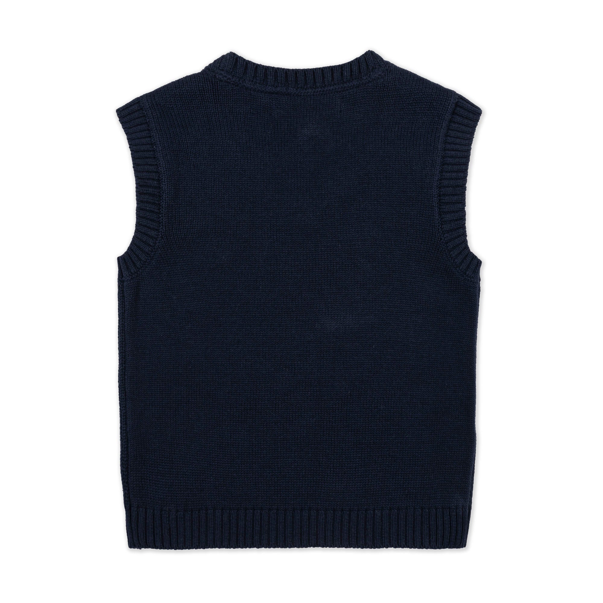 Organic Argyle Sweater Vest