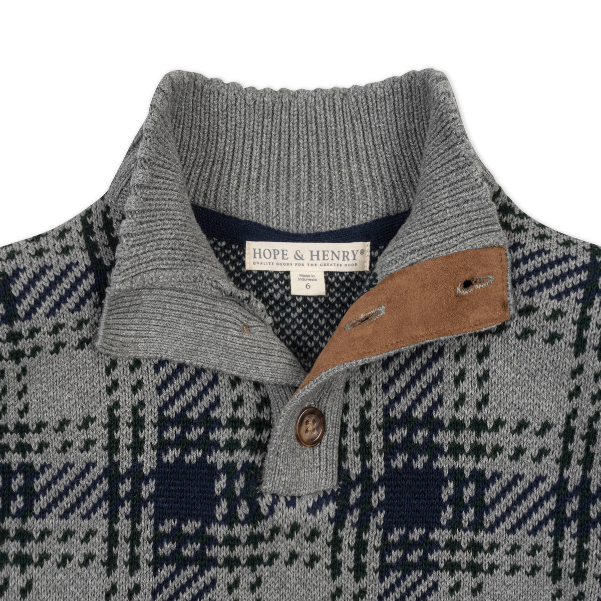 Organic Mock Neck Sweater