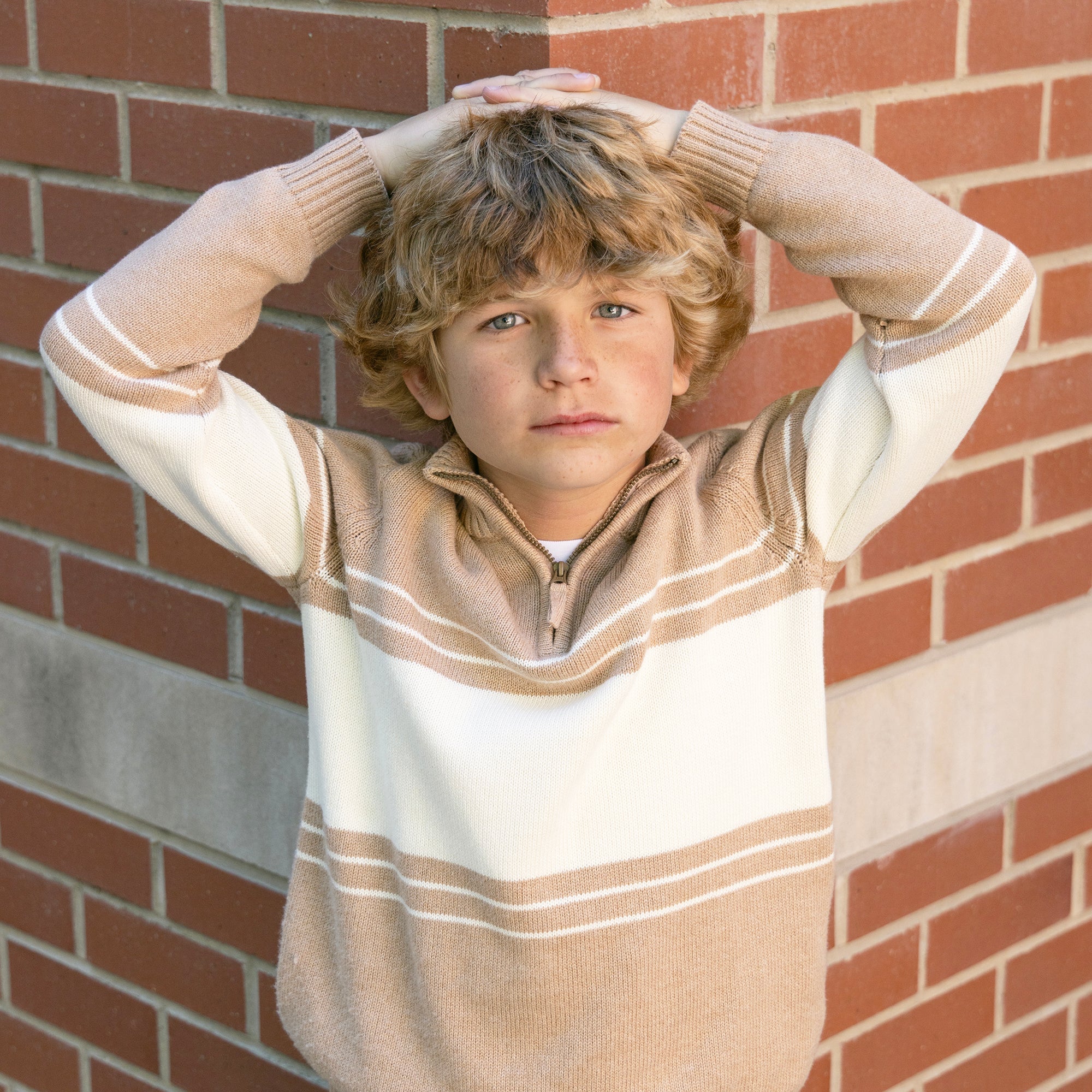 Organic Half Zip Sweater