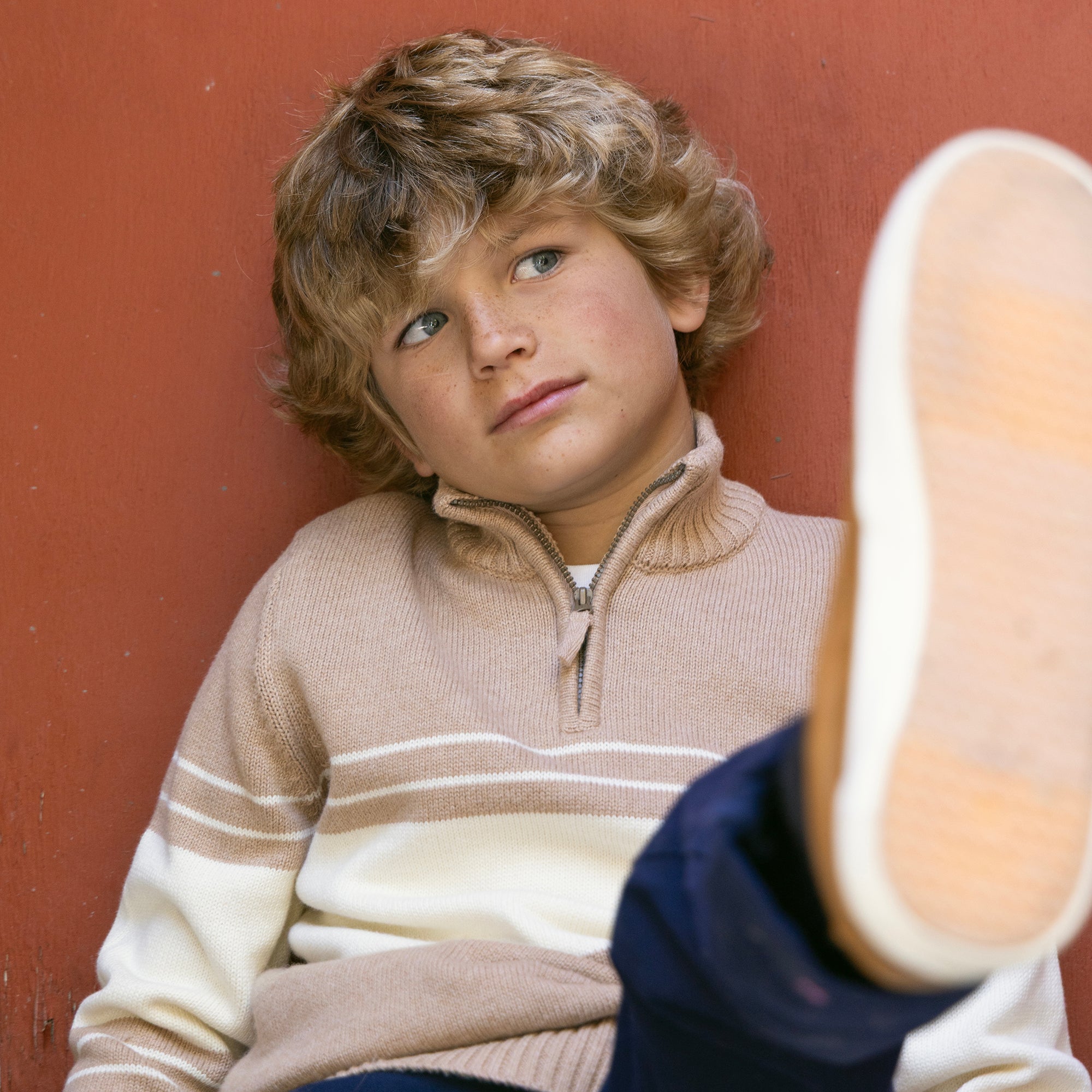 Organic Half Zip Sweater