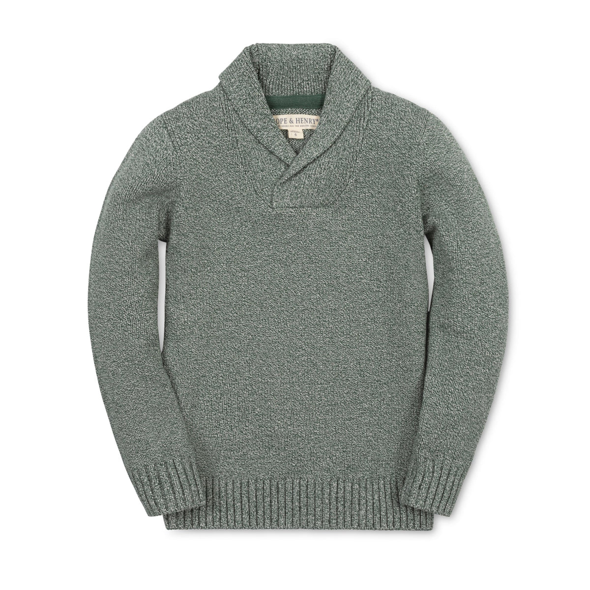 Organic Shawl Collar Sweater