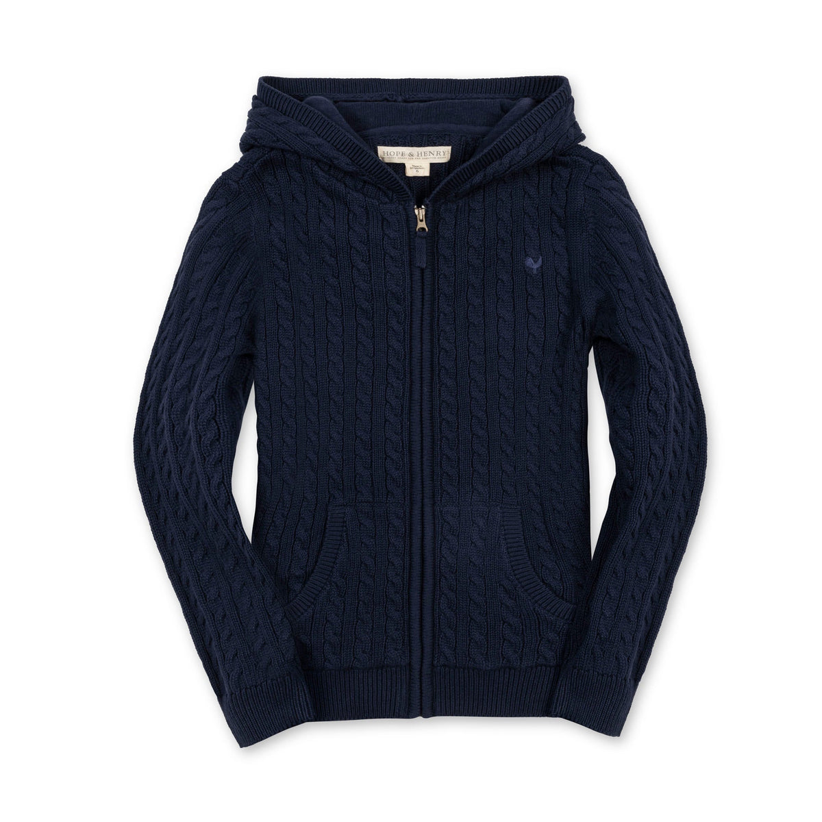 Organic Full Zip Hooded Sweater