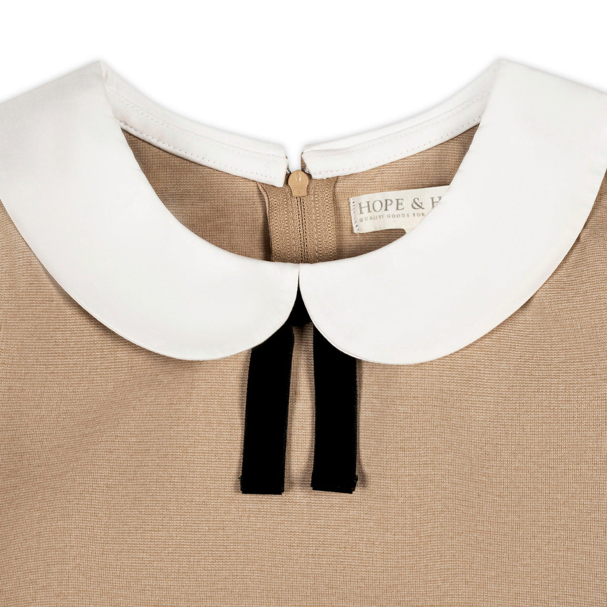 French Look Ponte Dress With Bow