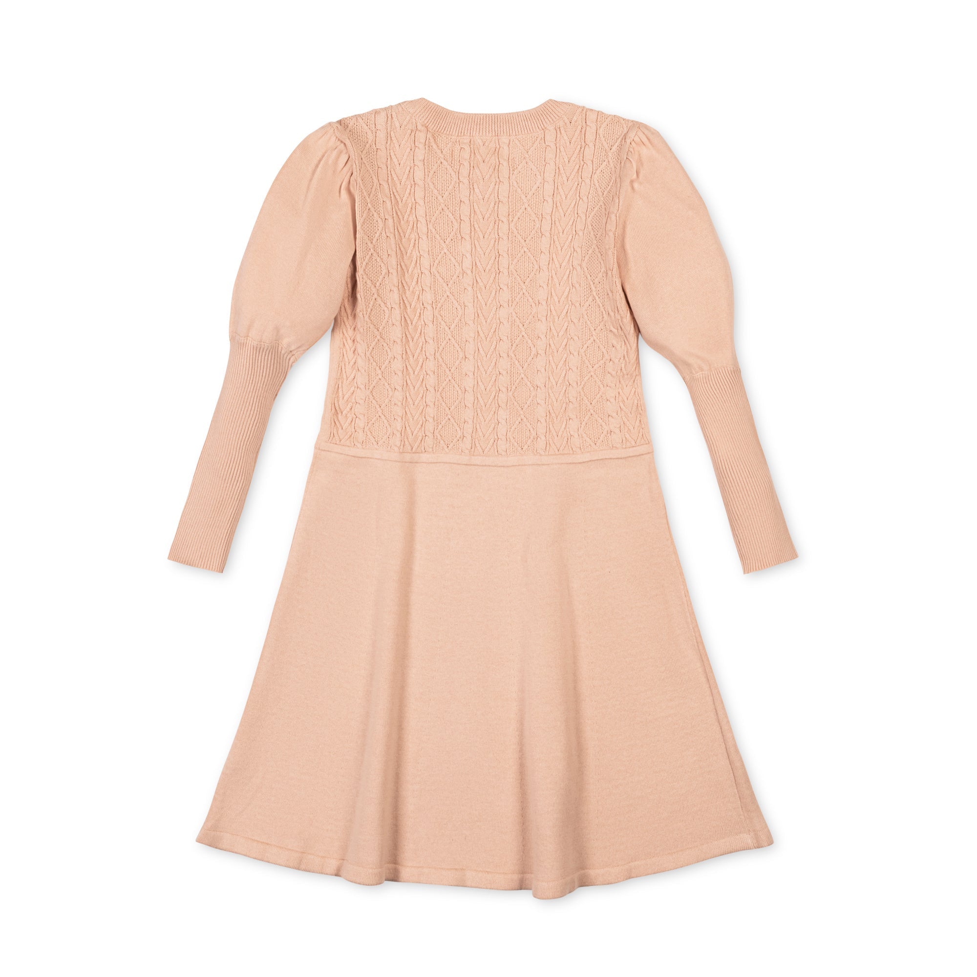 Organic Cable Bodice Sweater Dress