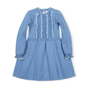 Organic Ruffle Bodice Sweater Dress