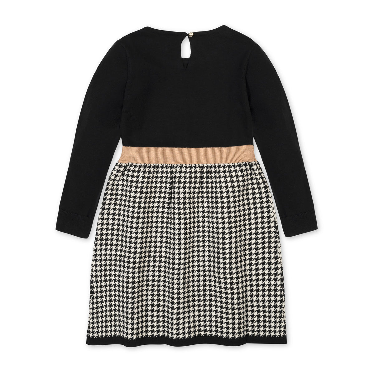 Organic Skater Sweater Dress With Bow