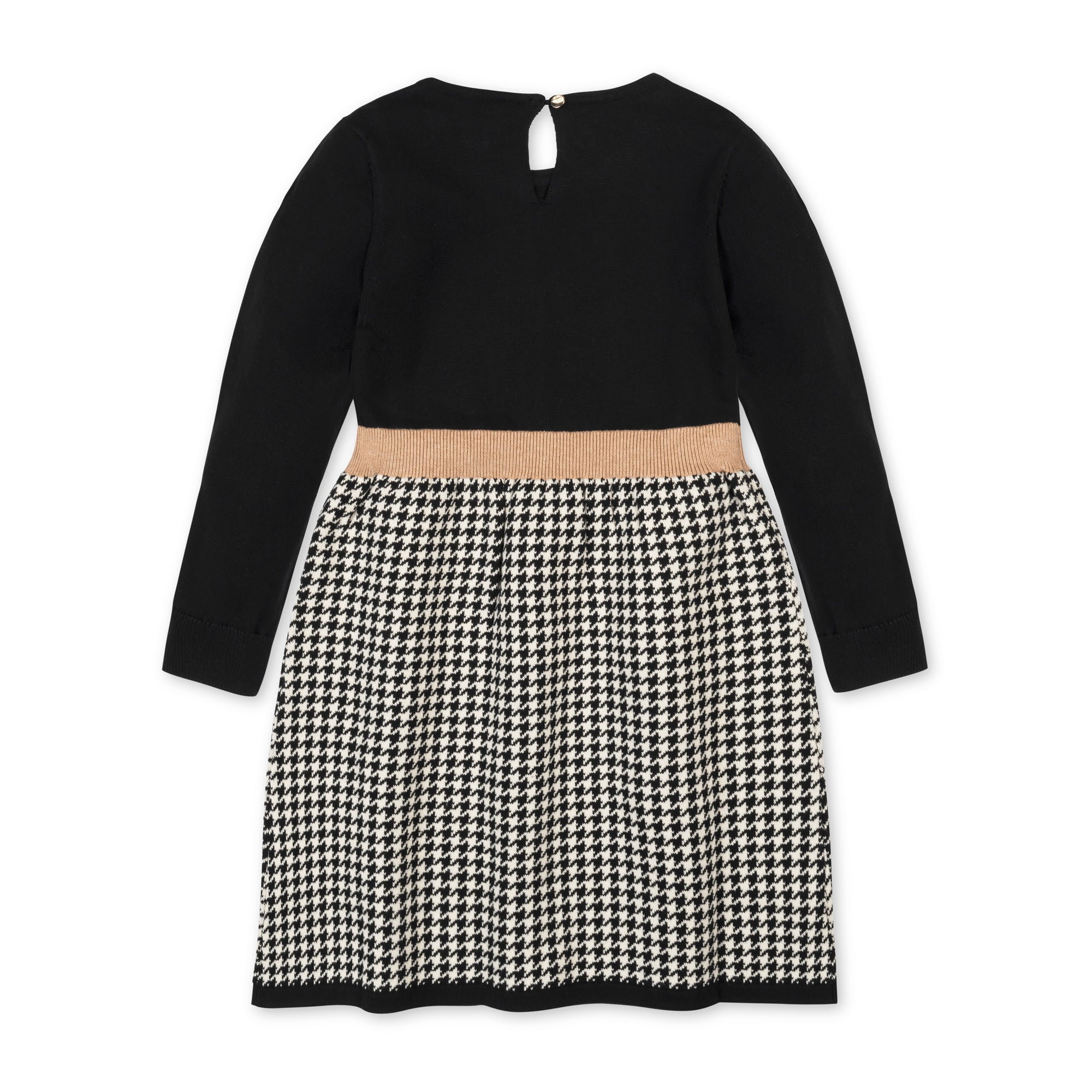 Organic Skater Sweater Dress With Bow