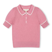 Organic Peter Pan Collar Sweater Polo