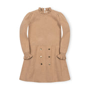 Organic Ruffle Edge Sweater Dress