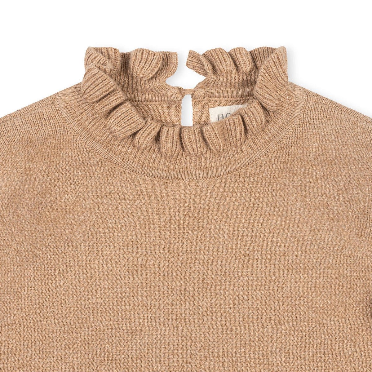 Organic Ruffle Edge Sweater Dress
