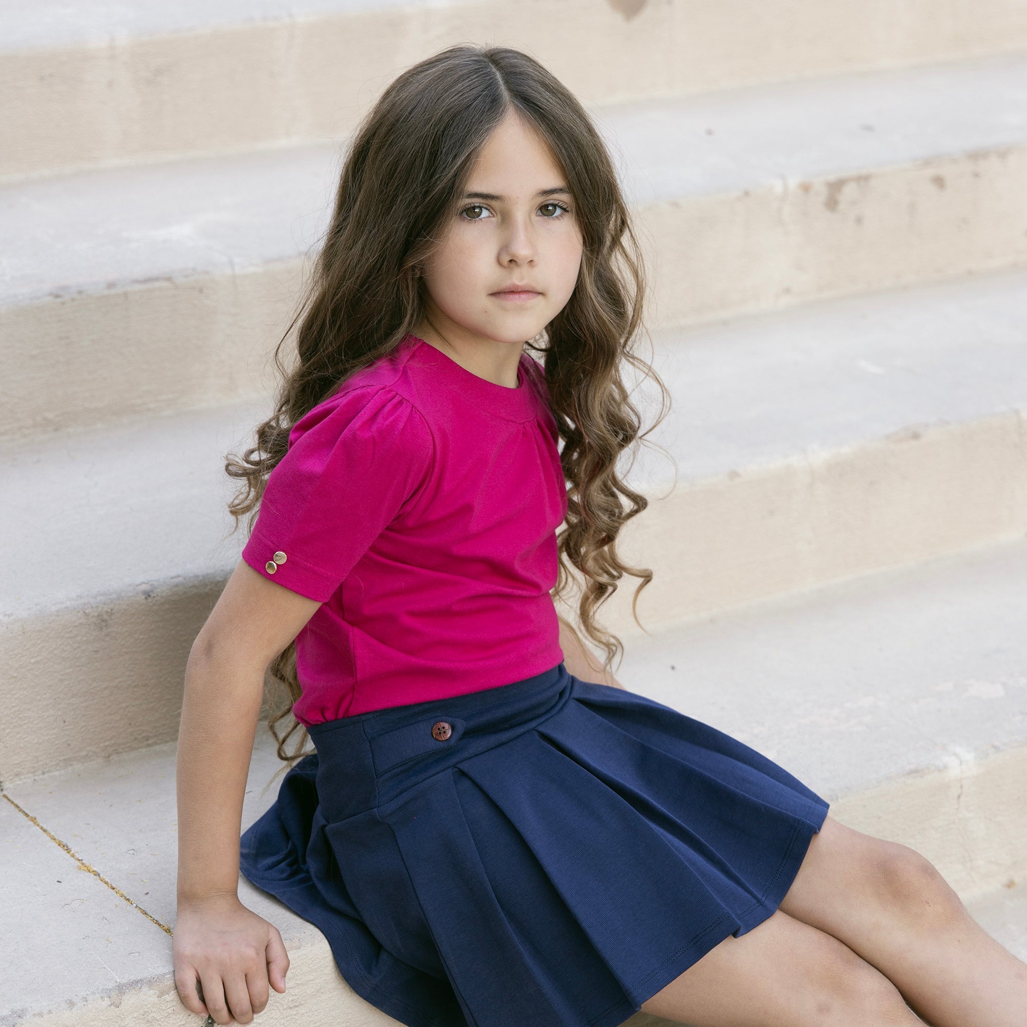 Ponte Pleated Skort