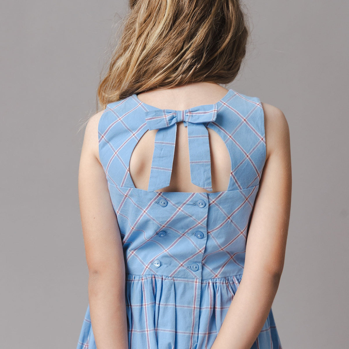 Organic Button Back Party Dress