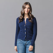 Organic Pointelle Cardigan