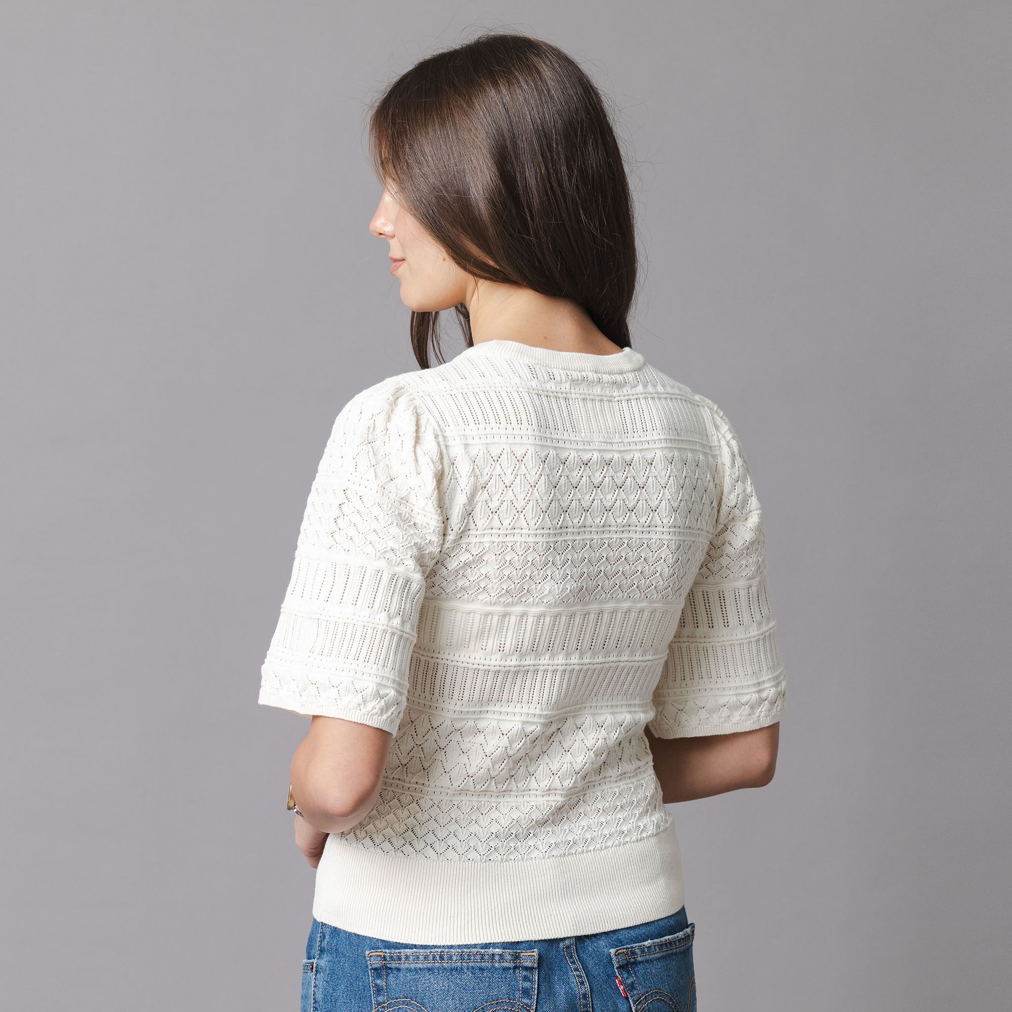 Organic Bell Sleeve Sweater Top