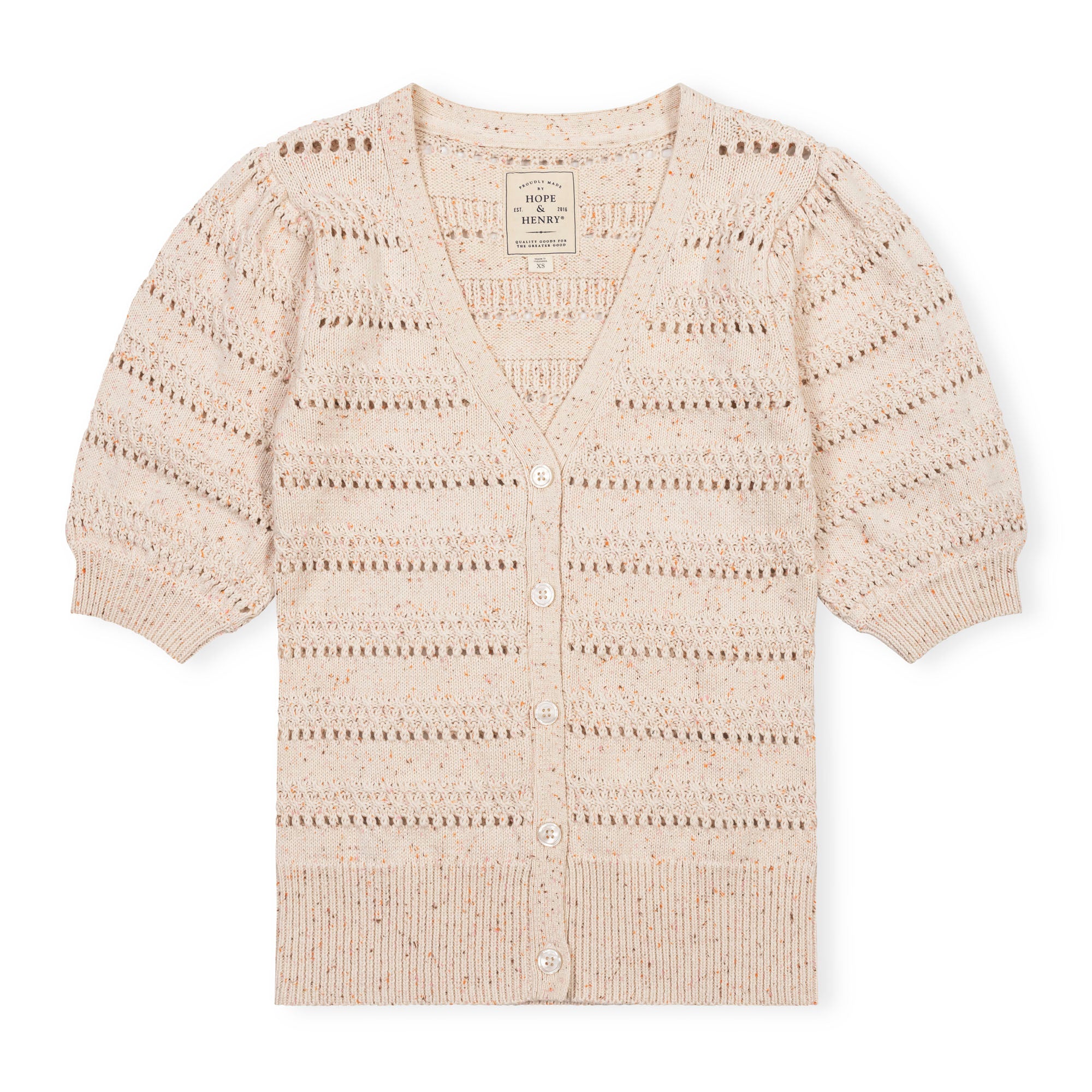 Organic Puff Sleeve Sweater
