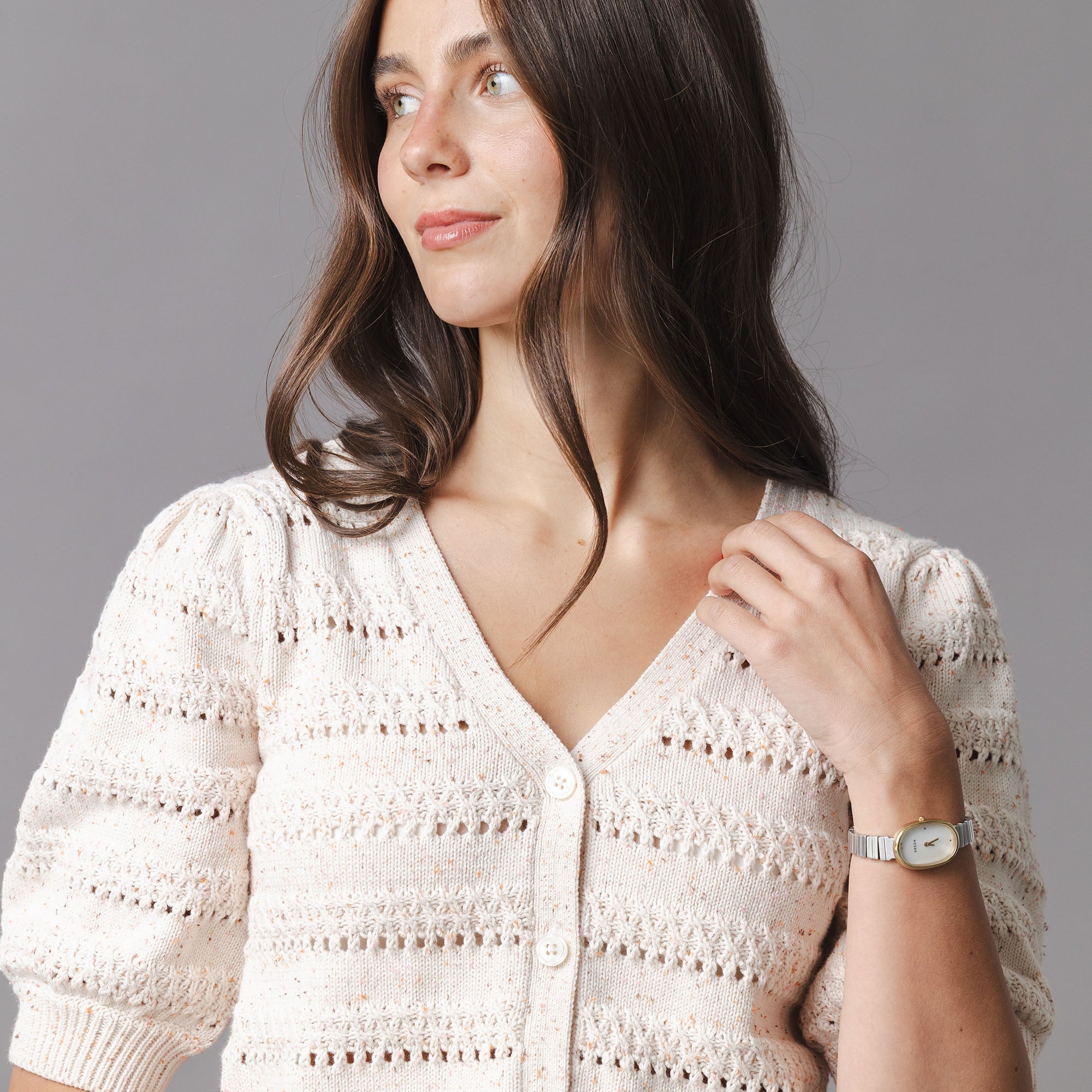 Organic Puff Sleeve Sweater