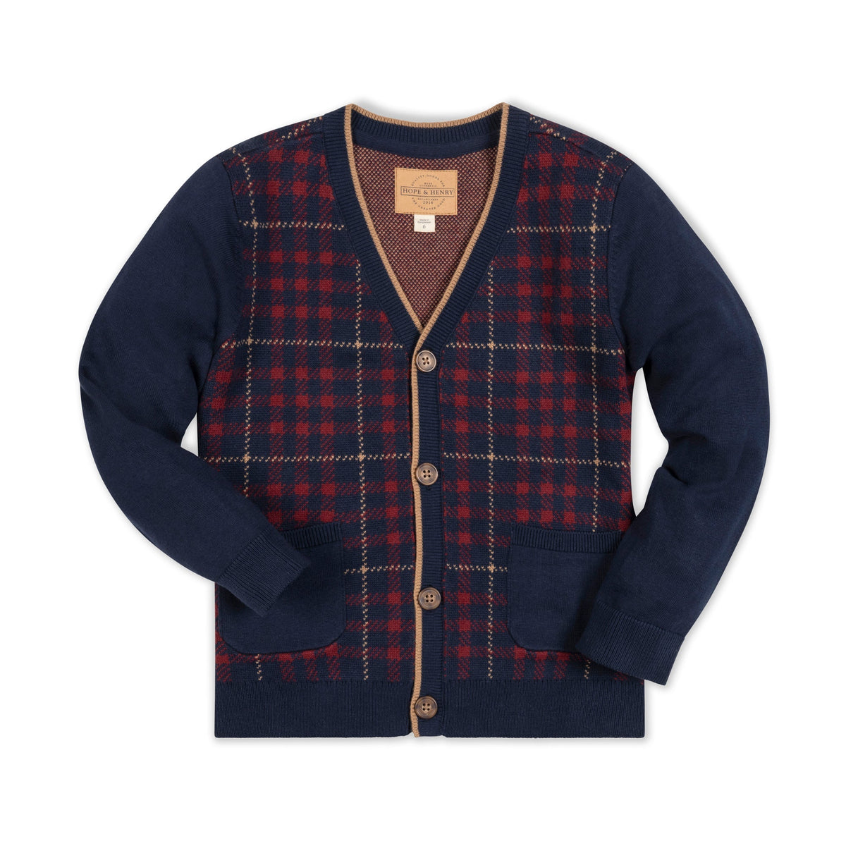 Organic Tipped Cardigan