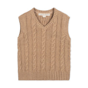 Organic Cable Sweater Vest