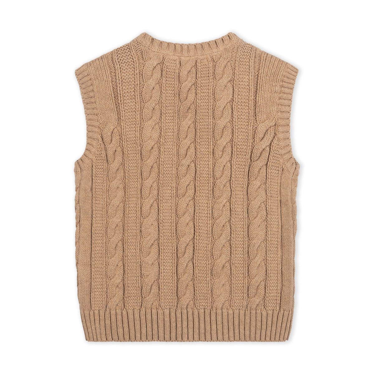 Organic Cable Sweater Vest - Baby
