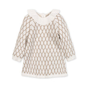Organic Ruffle Collar Sweater Dress - Baby