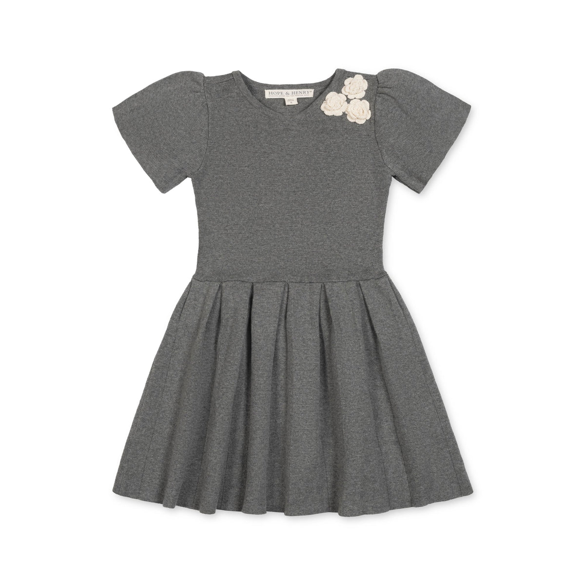 Organic Pleated Sweater Dress