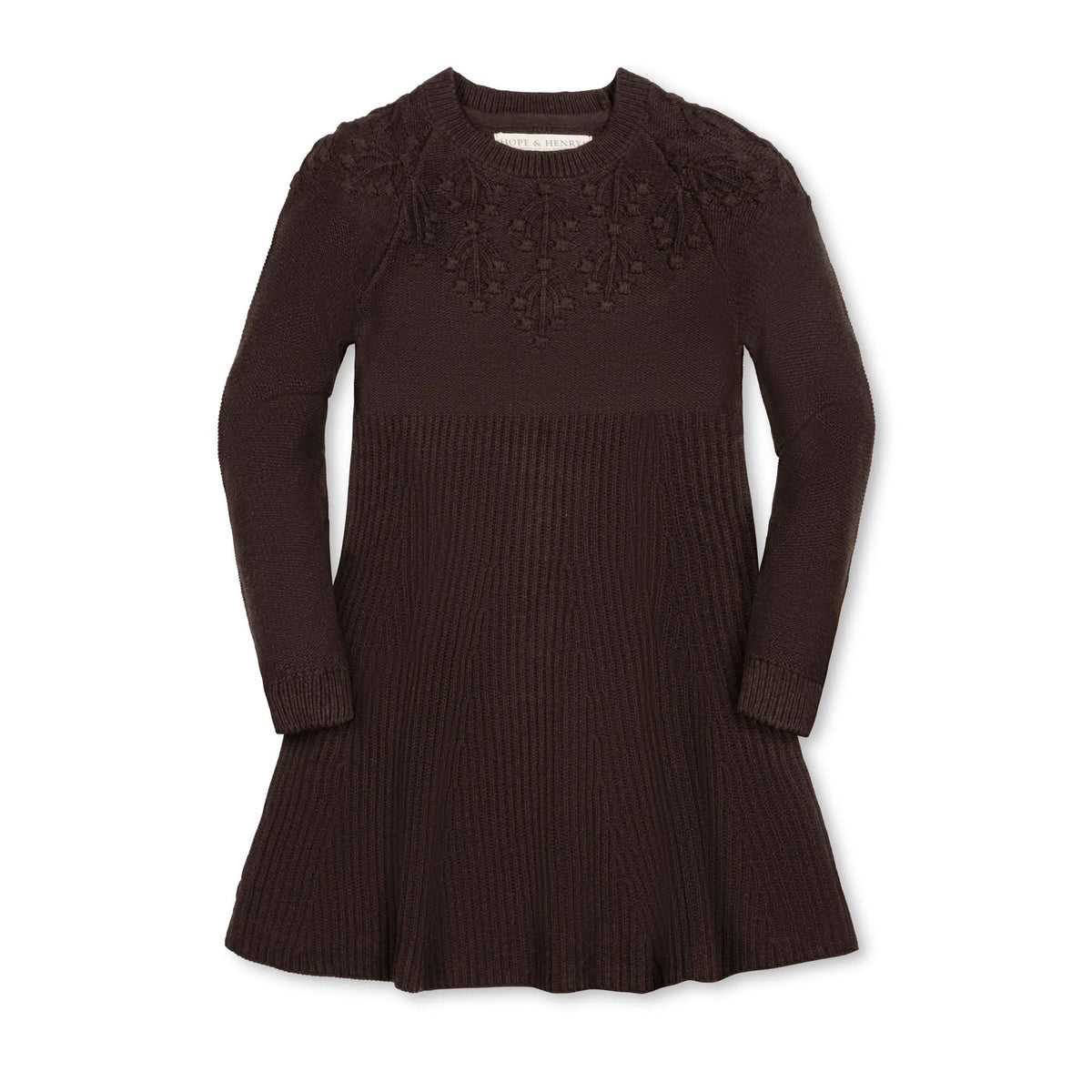 Organic Bobble Yoke Sweater Dress