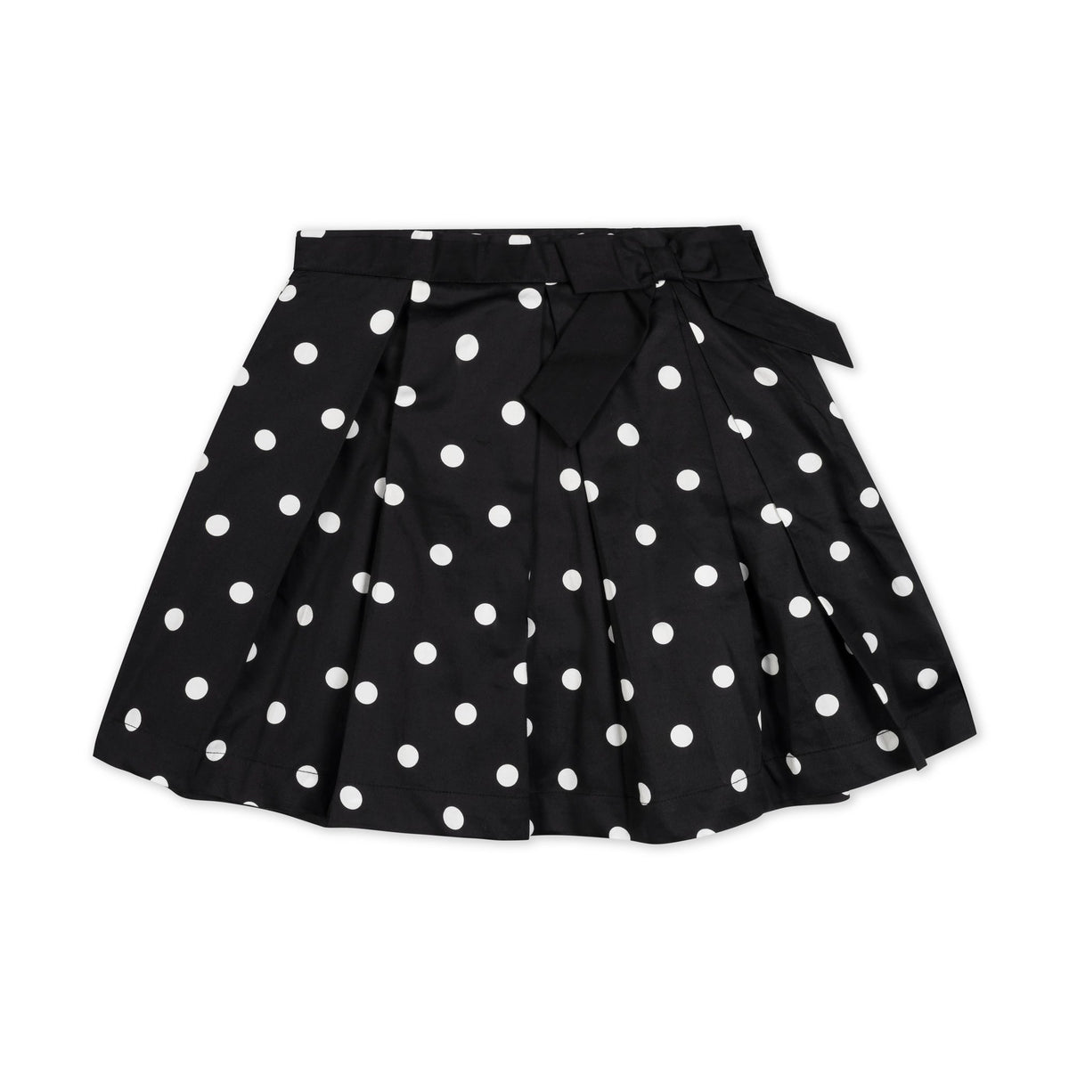 Organic Pleated Party Skirt With Bow