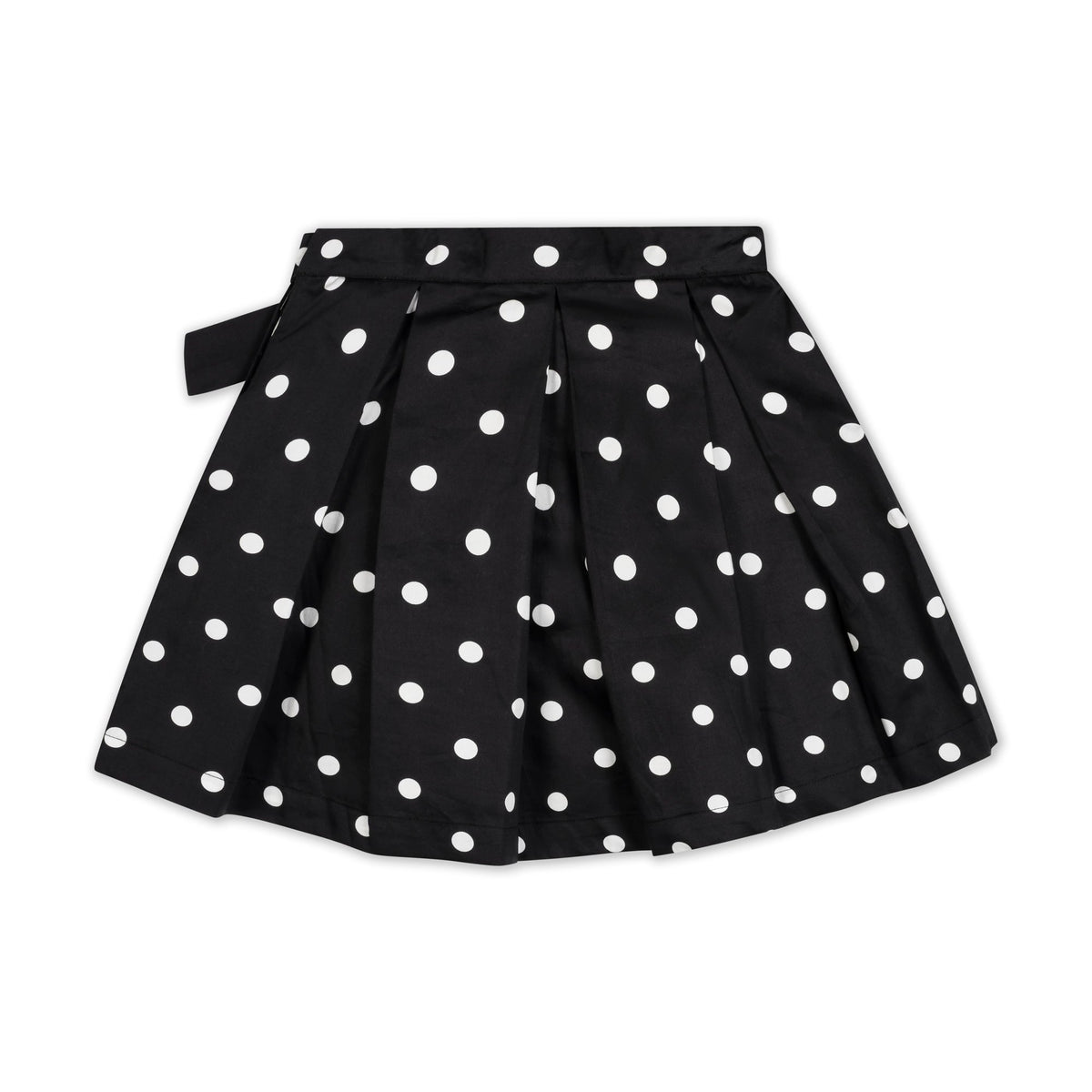 Organic Pleated Party Skirt With Bow