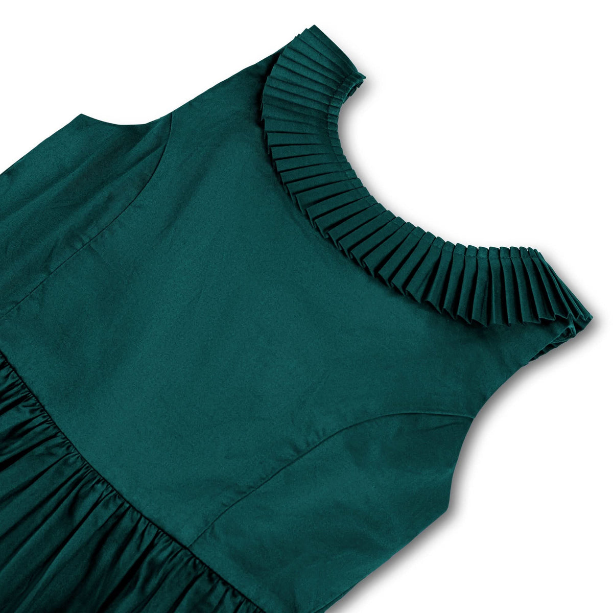 Organic Pleated Collar Party Dress