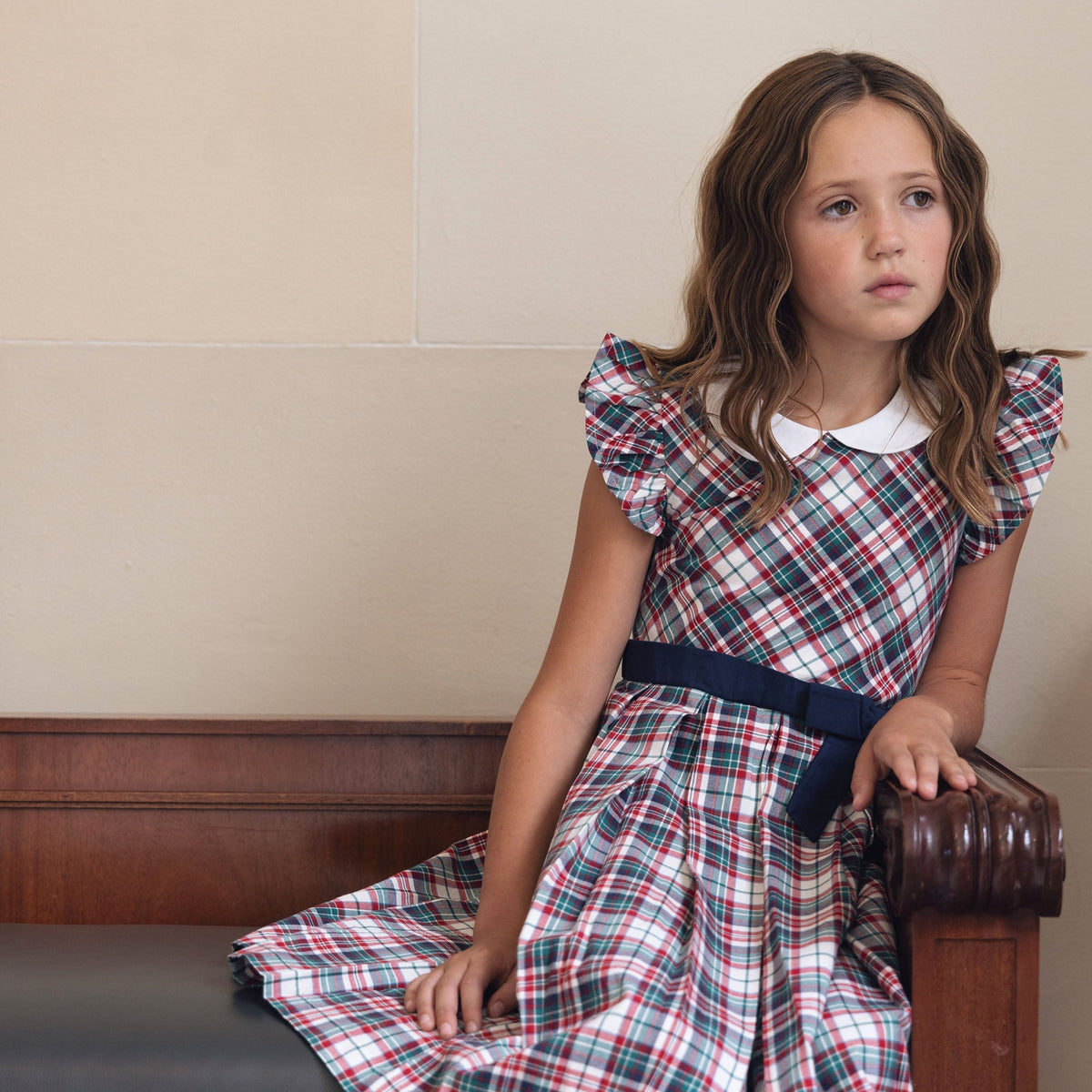 Organic Peter Pan Collar Party Dress