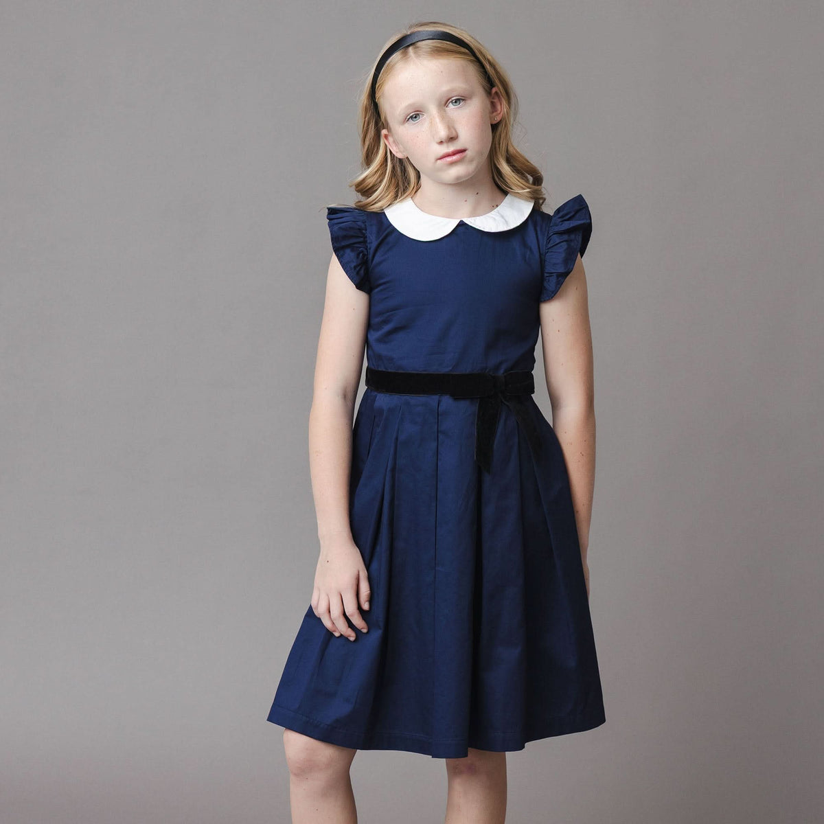 Organic Peter Pan Collar Party Dress