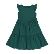 Organic Tiered Sateen Party Dress