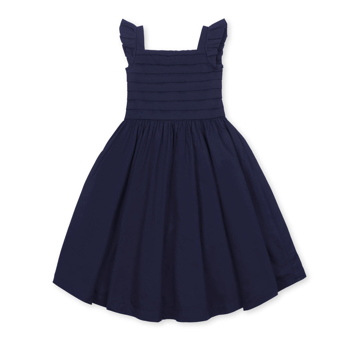 Organic Pleated Sateen Party Dress
