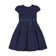 Organic Puff Sleeve Tiered Party Dress