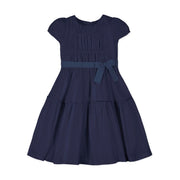 Organic Puff Sleeve Tiered Party Dress