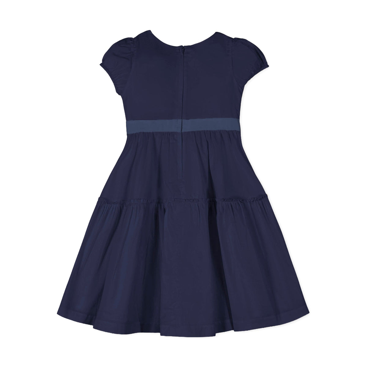 Organic Puff Sleeve Tiered Party Dress