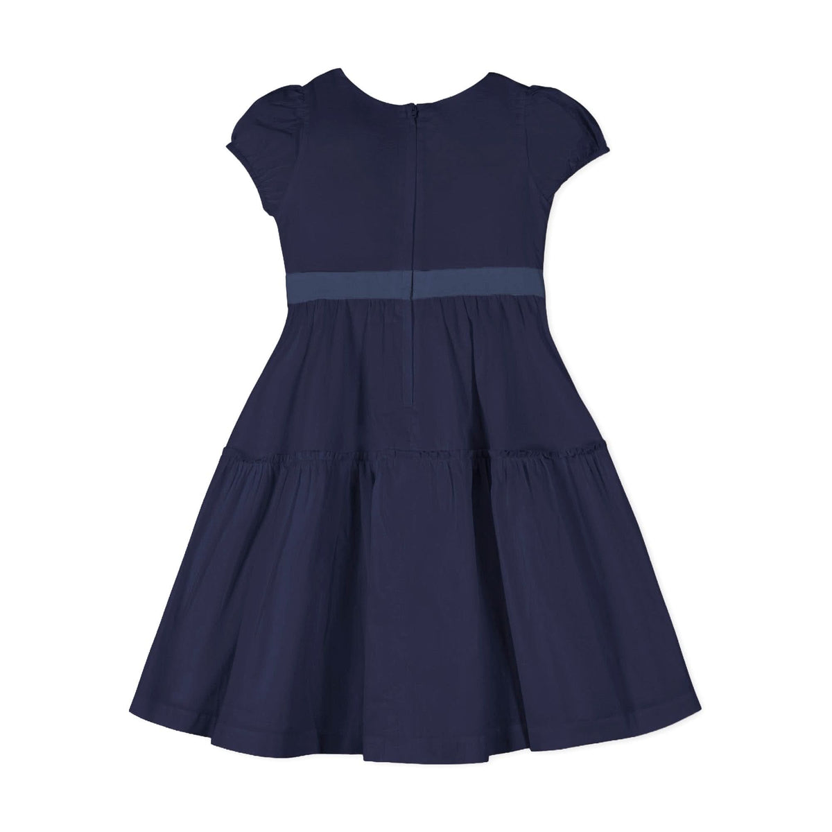 Organic Puff Sleeve Tiered Party Dress