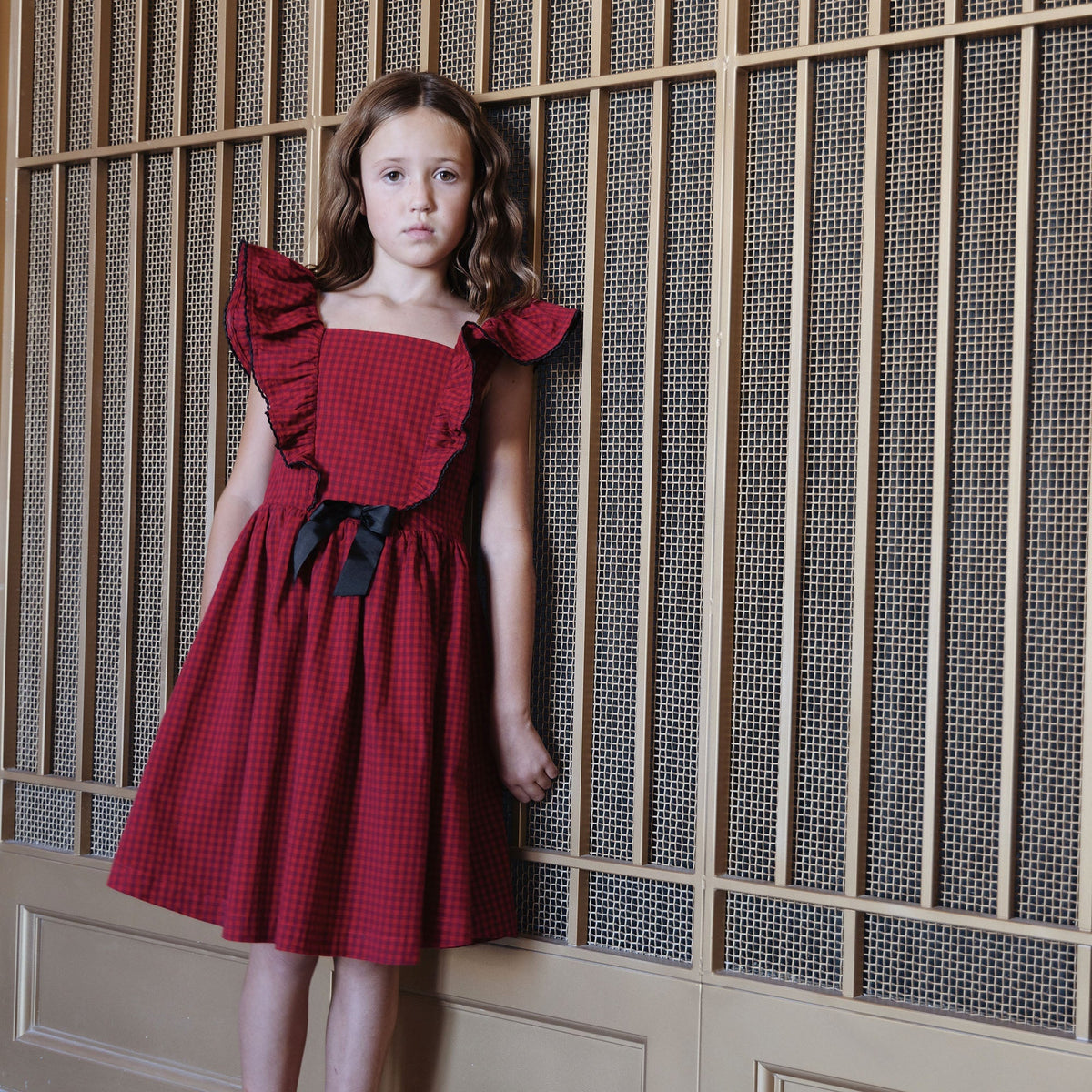 Organic Ruffle Jumper Party Dress