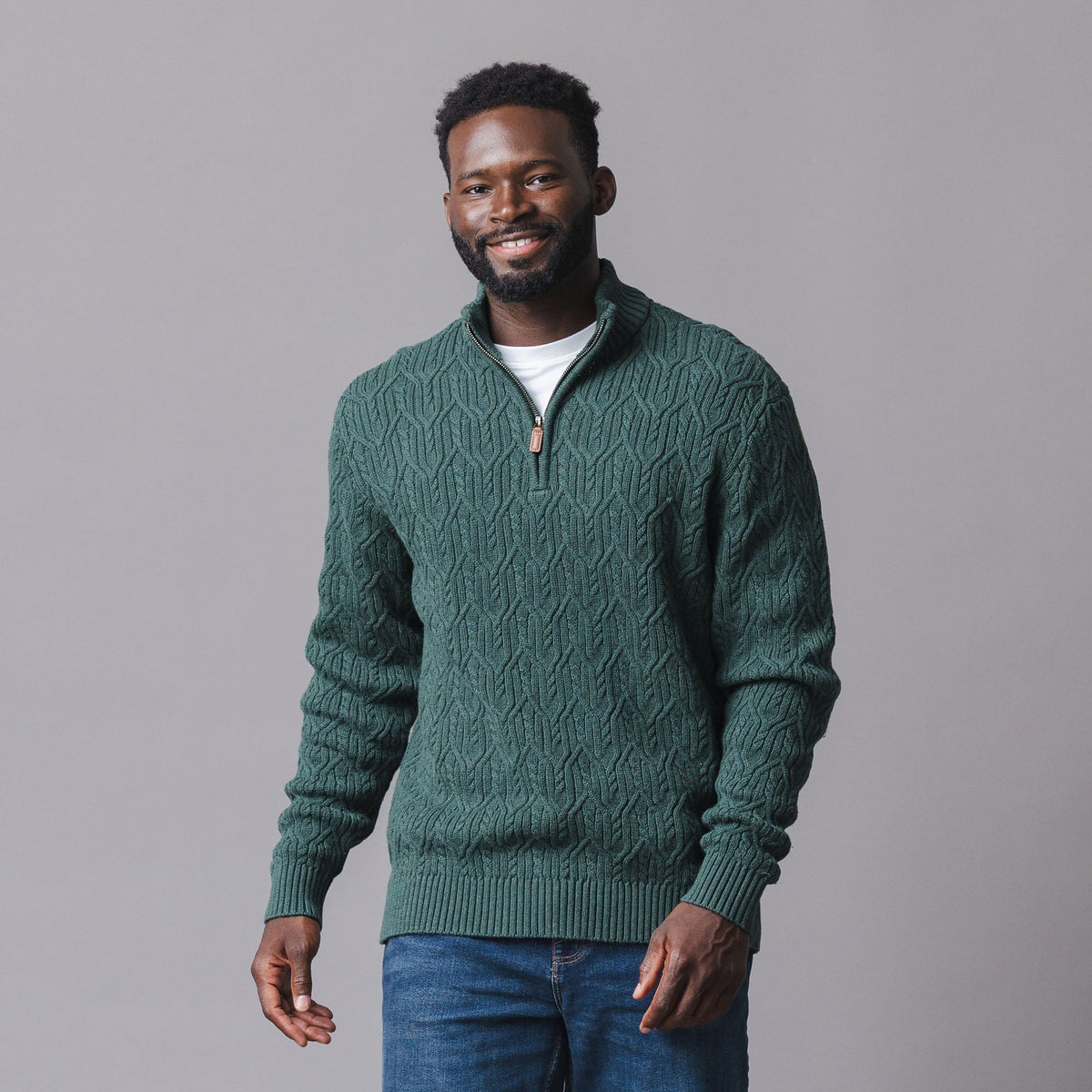 Organic Half Zip Pullover