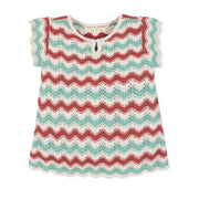 Organic Flutter Sleeve Sweater Top