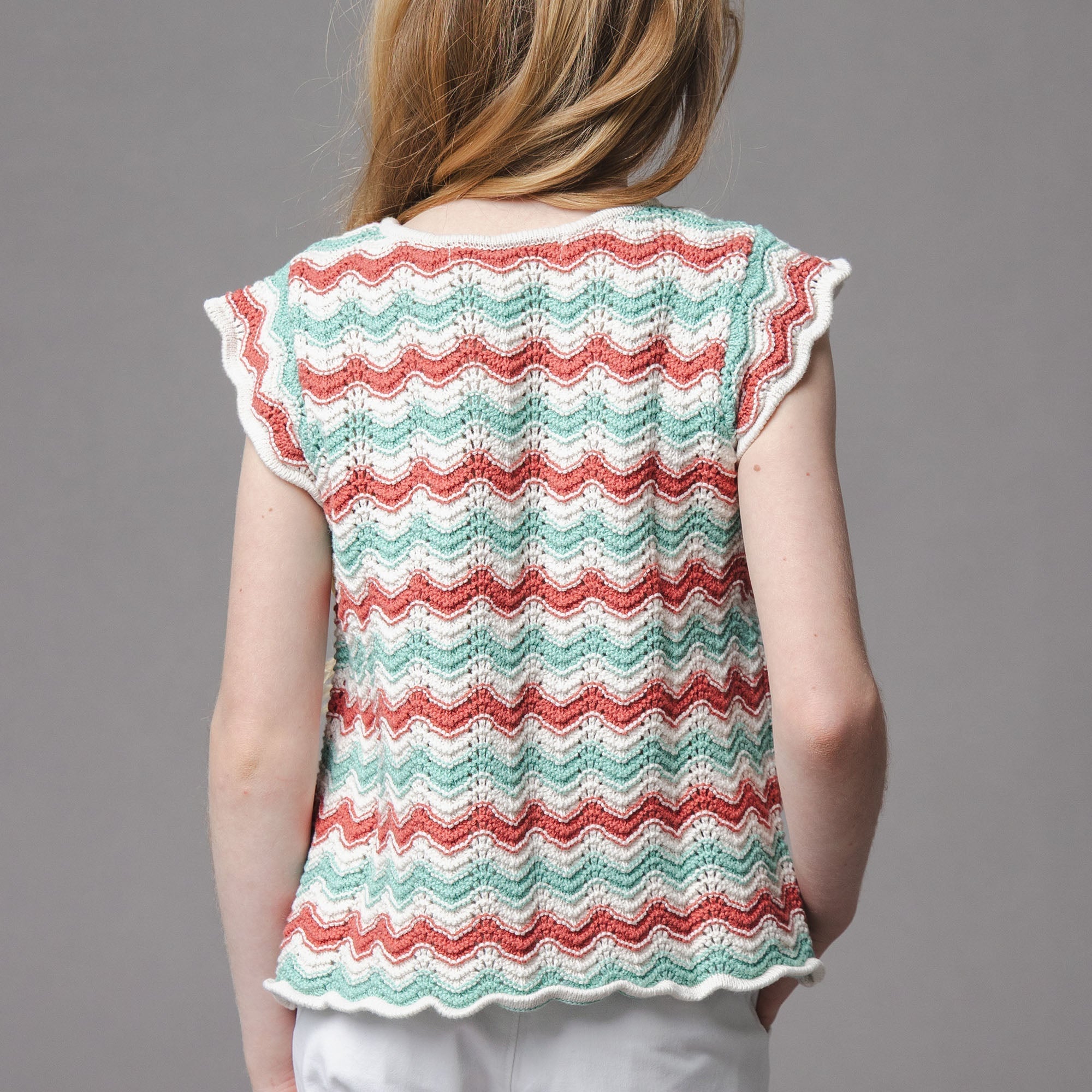 Organic Flutter Sleeve Sweater Top