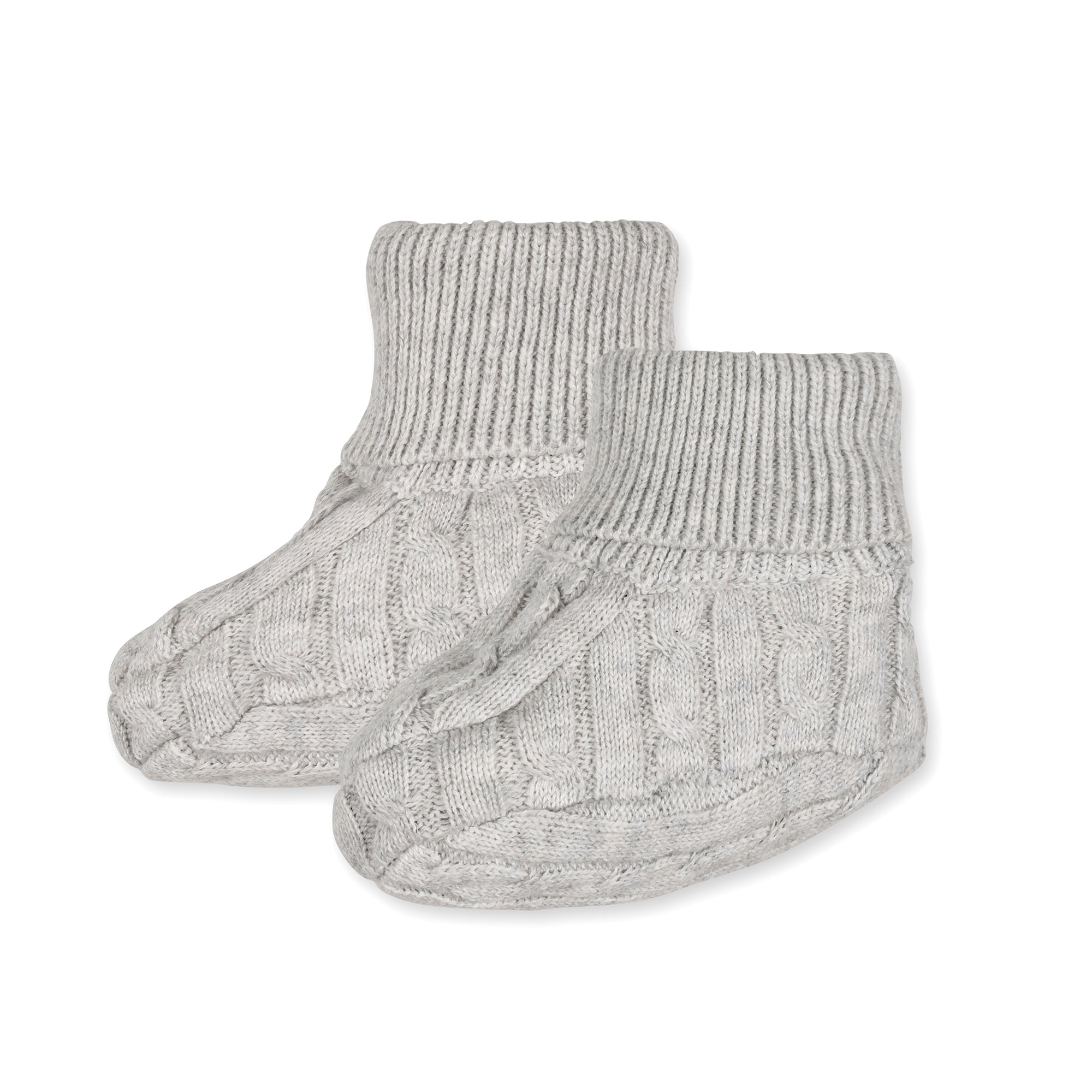 Organic Sweater Beanie And Bootie Set