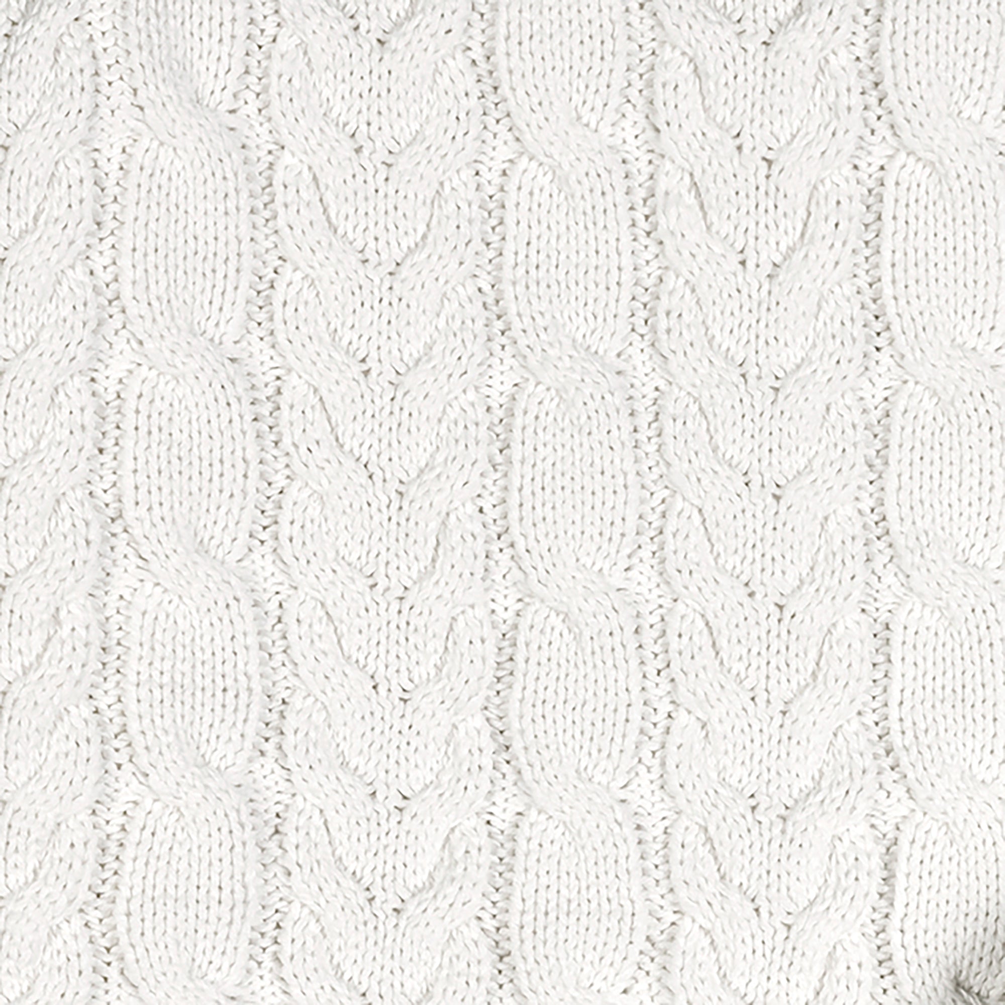 Organic Cable Knit Blanket