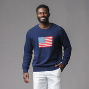Organic Crew Neck Flag Sweater