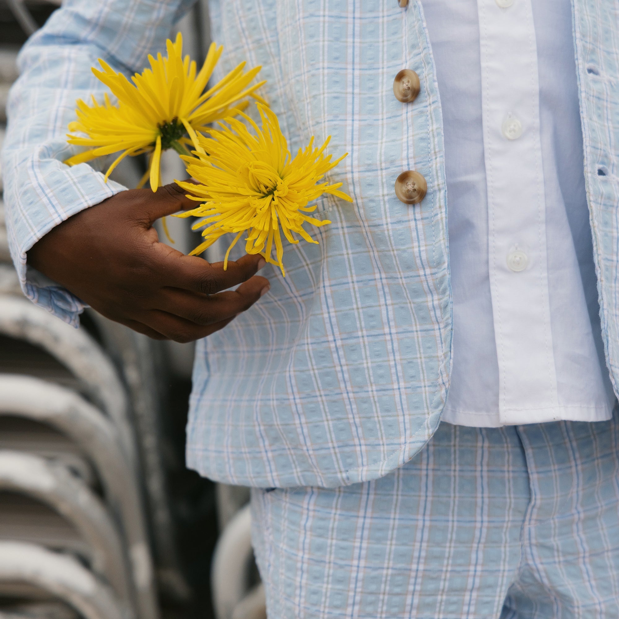 Organic Seersucker Suit Jacket
