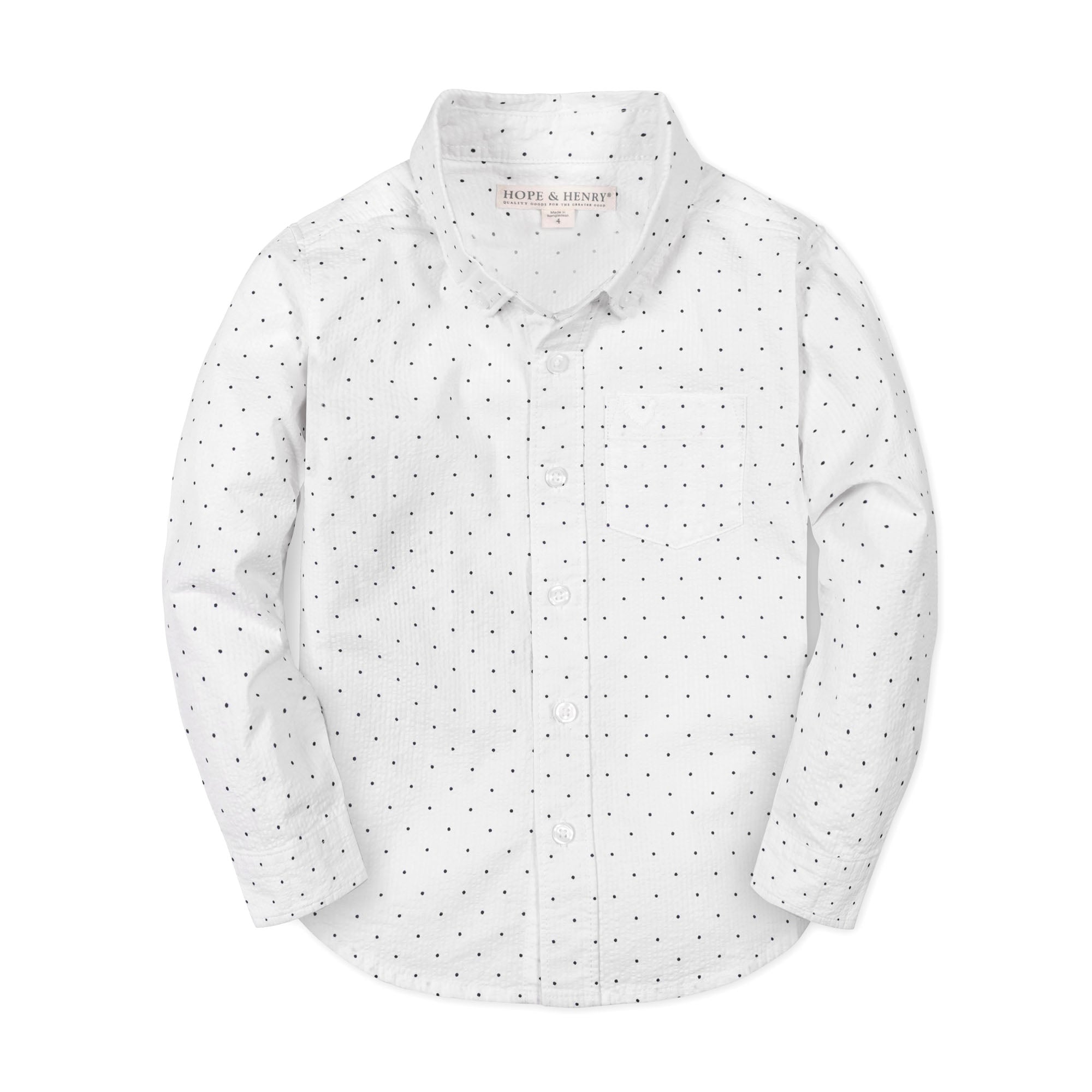 Organic Seersucker Shirt