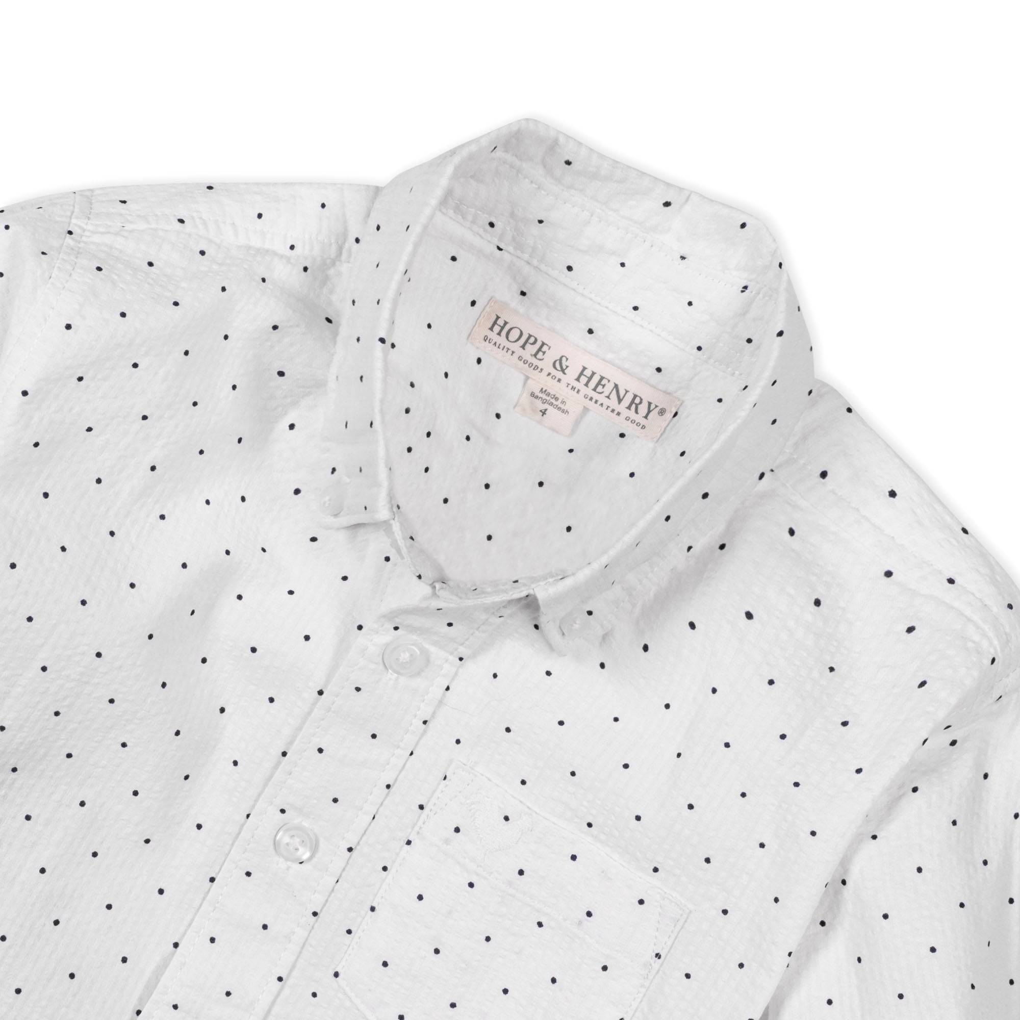Organic Seersucker Shirt