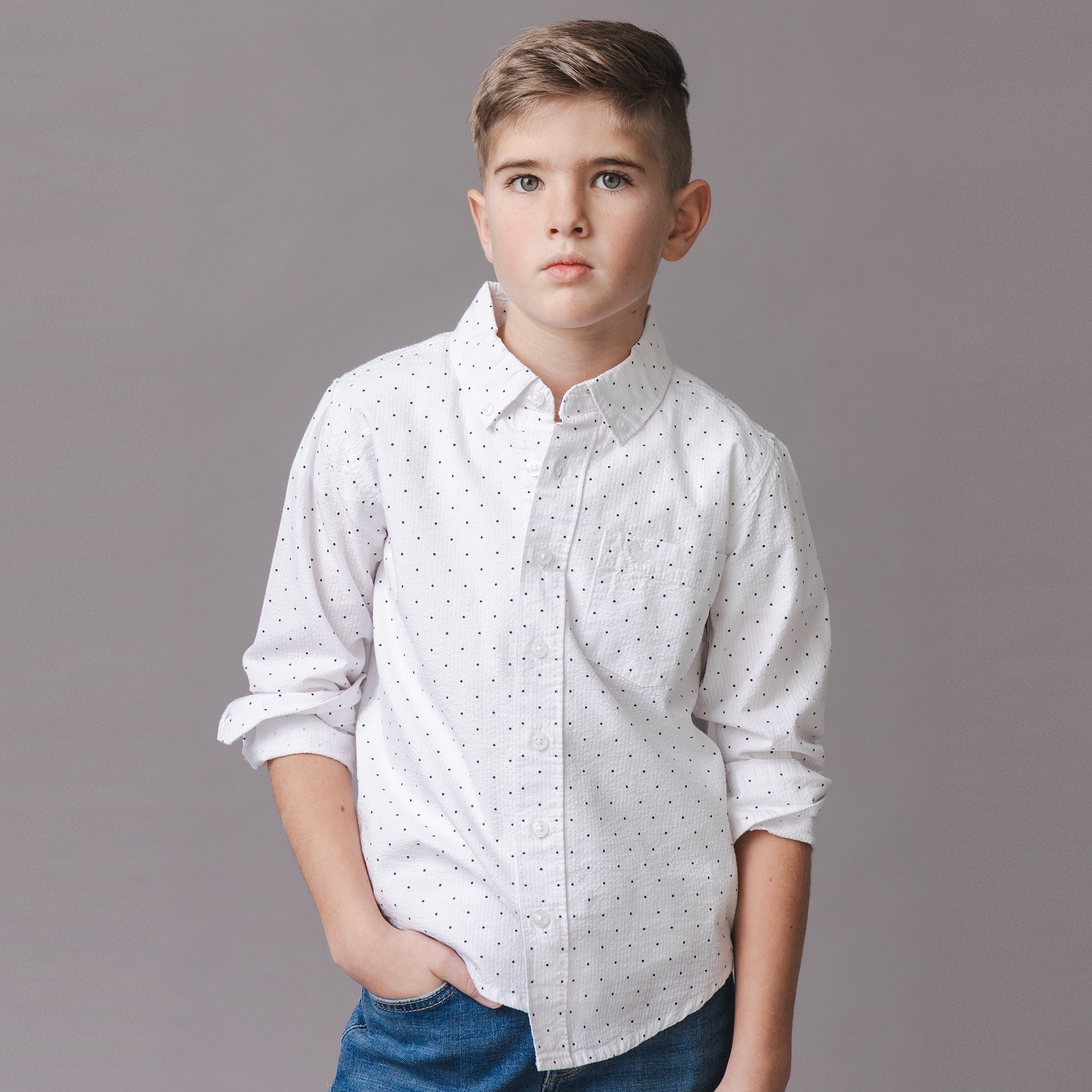 Organic Seersucker Shirt