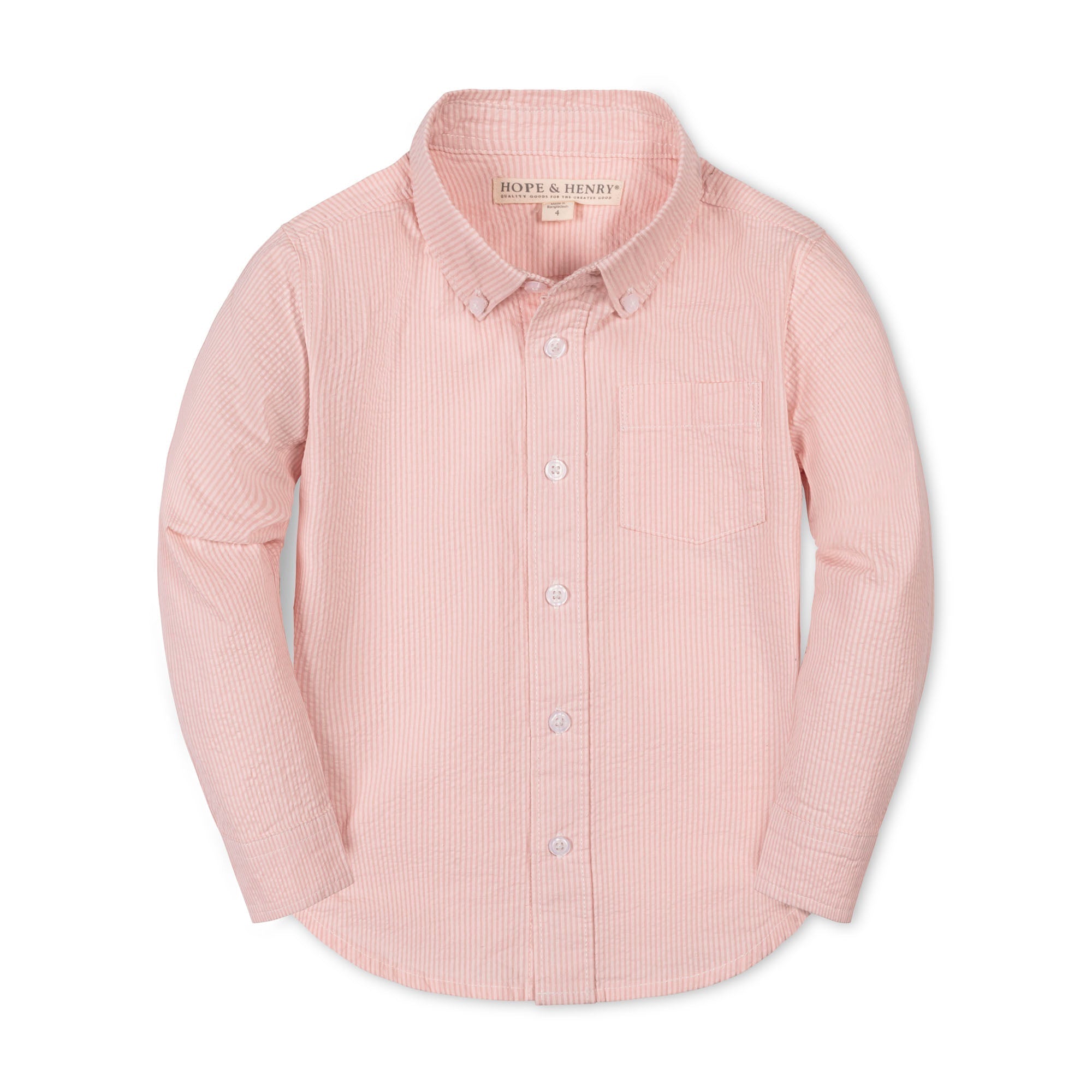 Organic Seersucker Shirt