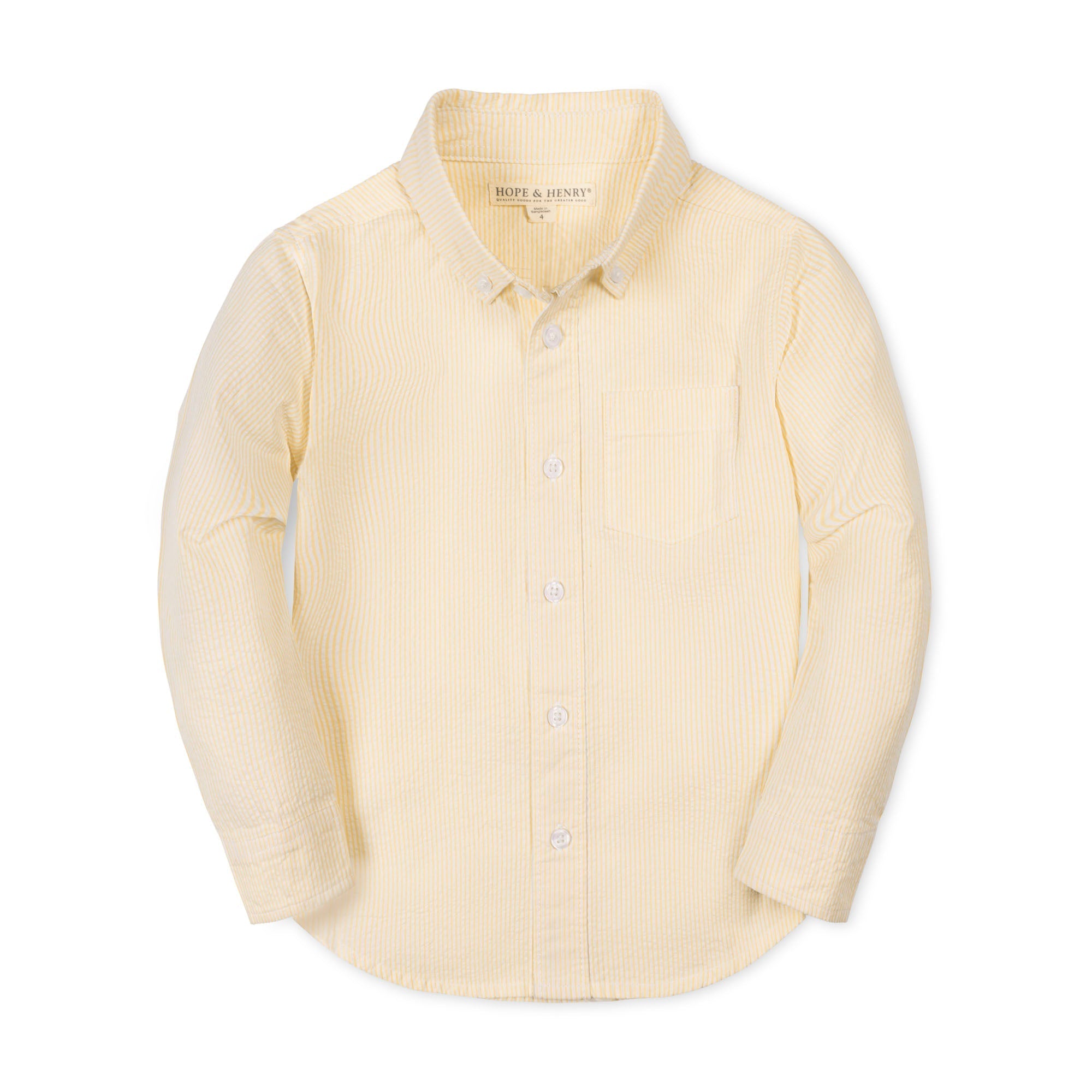 Organic Seersucker Shirt